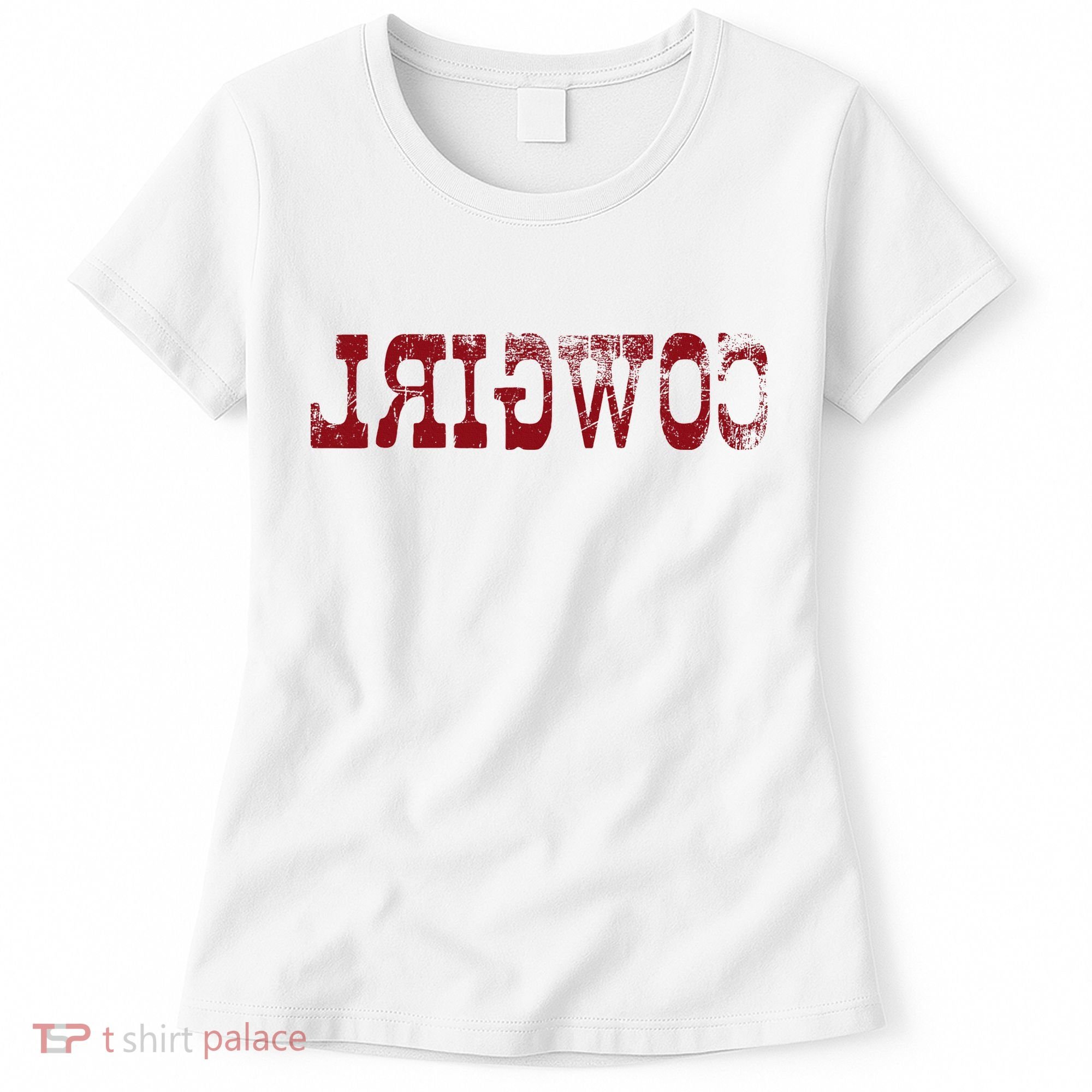 Reverse Cowgirl Rodeo Western Country Southern Gift Women's T-Shirt