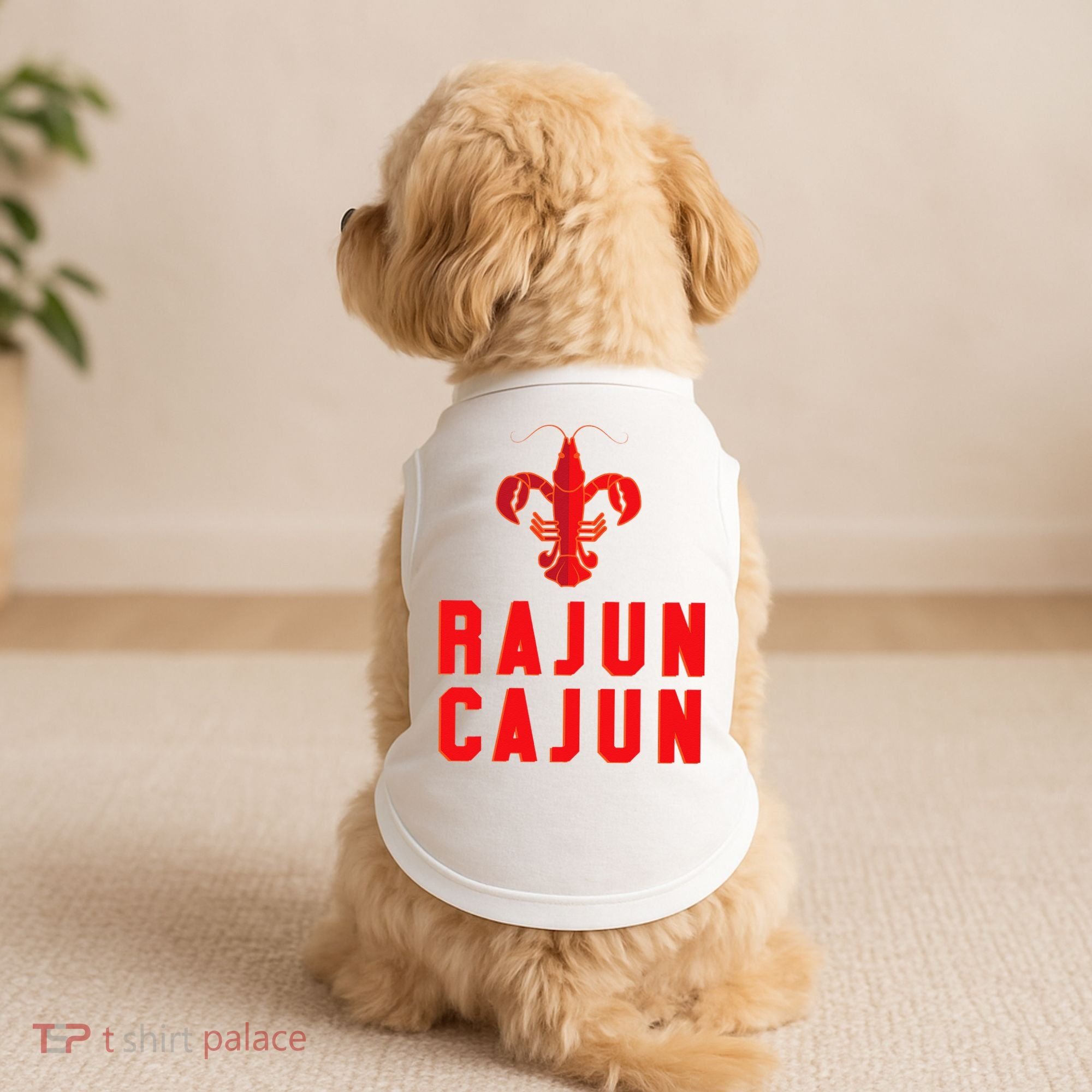 Rajun Cajun Red Hot Crawfish Boil Party Festival Doggie Tank