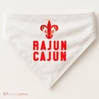 Rajun Cajun Red Hot Crawfish Boil Party Festival USA-Made Doggie Bandana thumb 0
