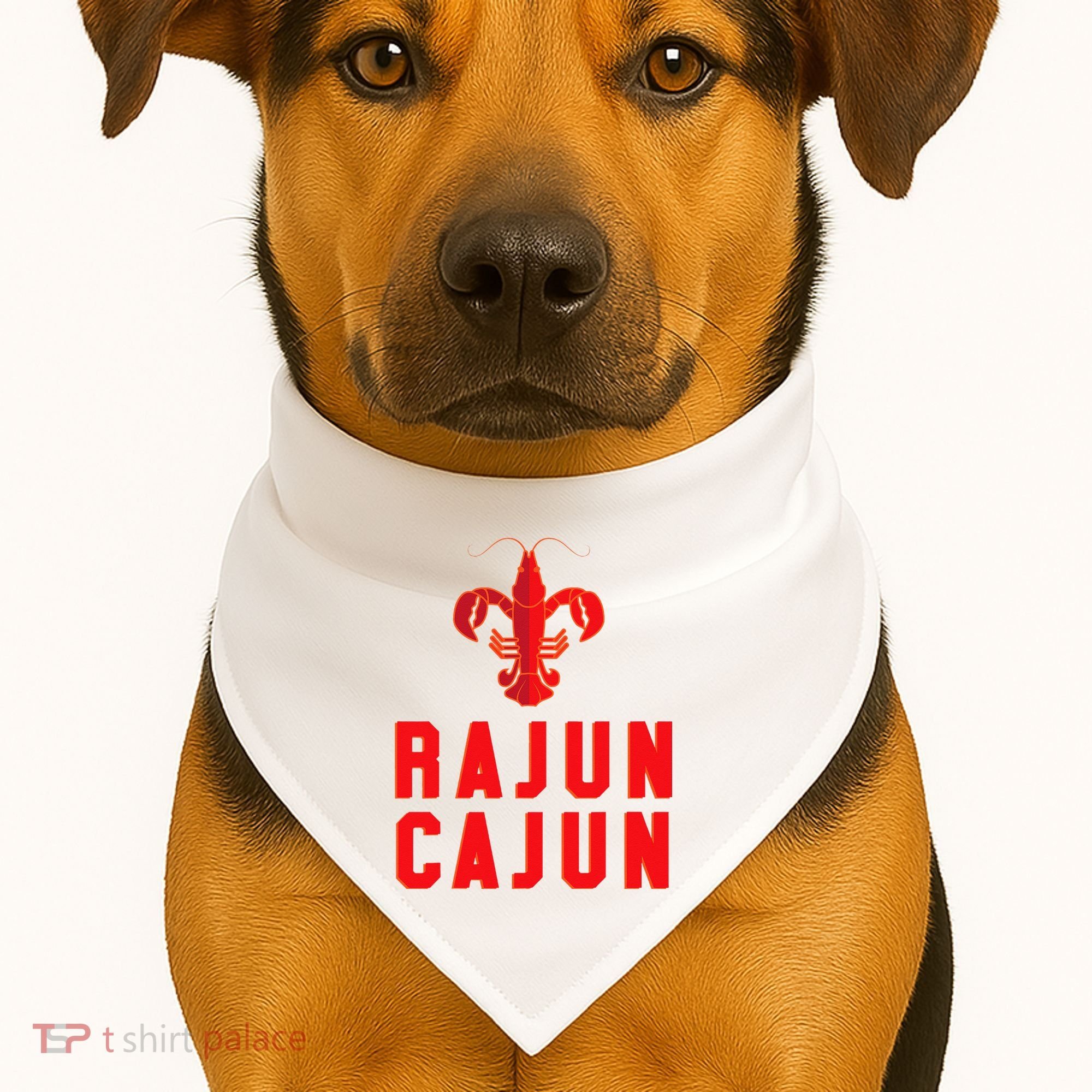 Rajun Cajun Red Hot Crawfish Boil Party Festival USA-Made Doggie Bandana