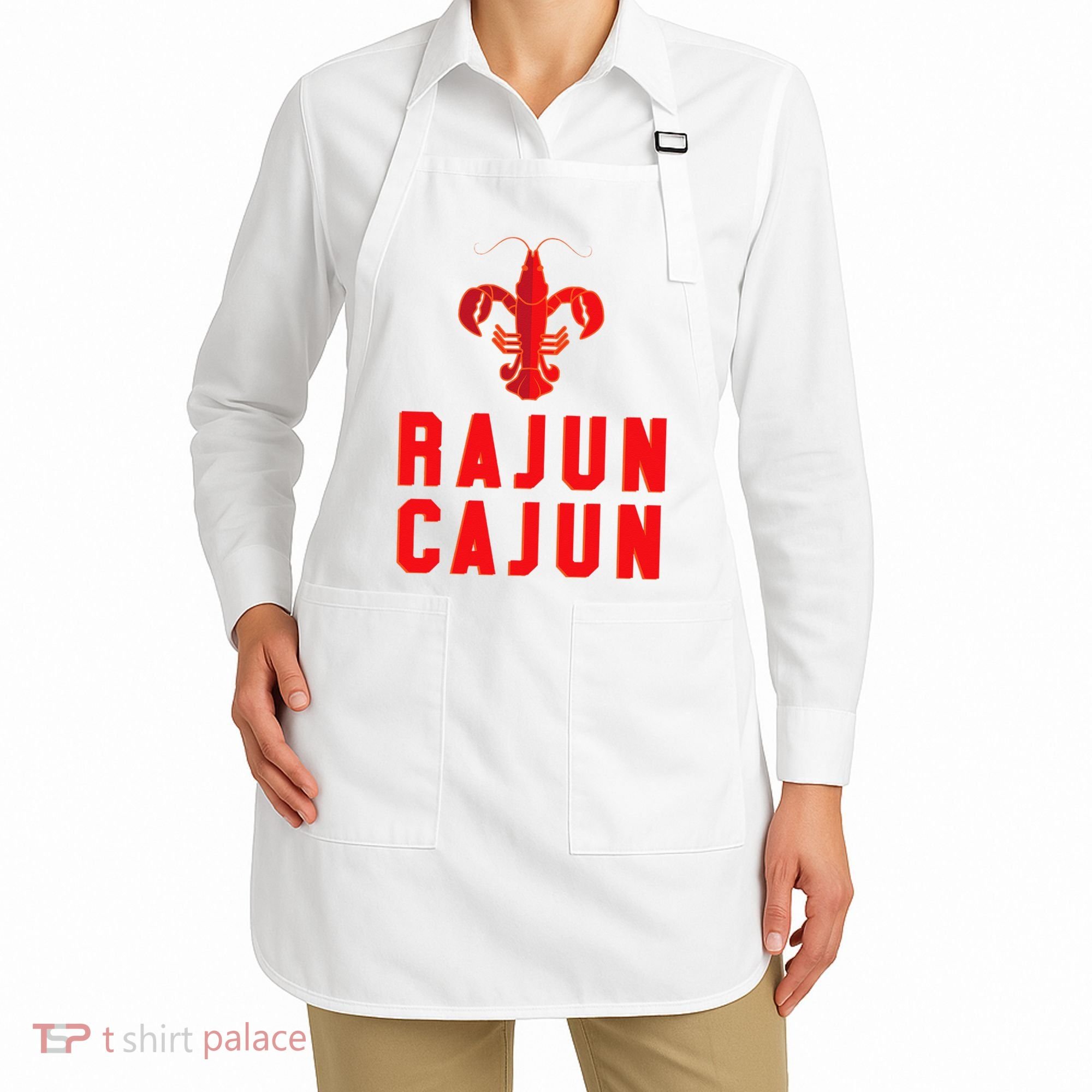 Rajun Cajun Red Hot Crawfish Boil Party Festival Apron