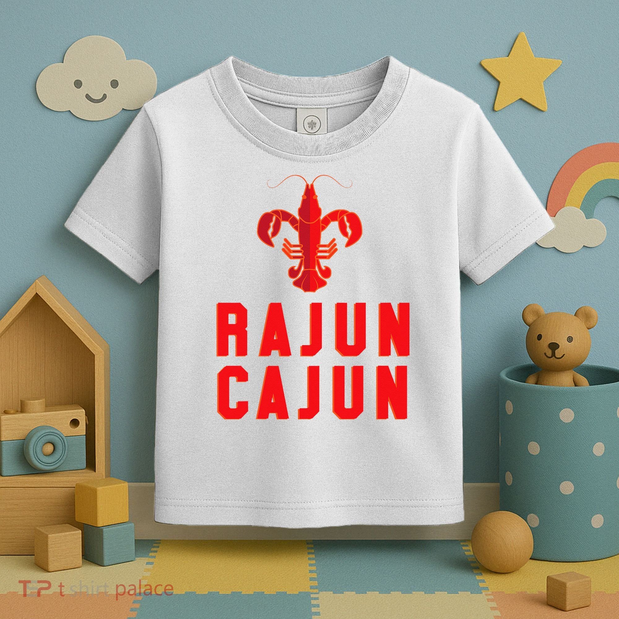 Rajun Cajun Red Hot Crawfish Boil Party Festival Toddler T-Shirt