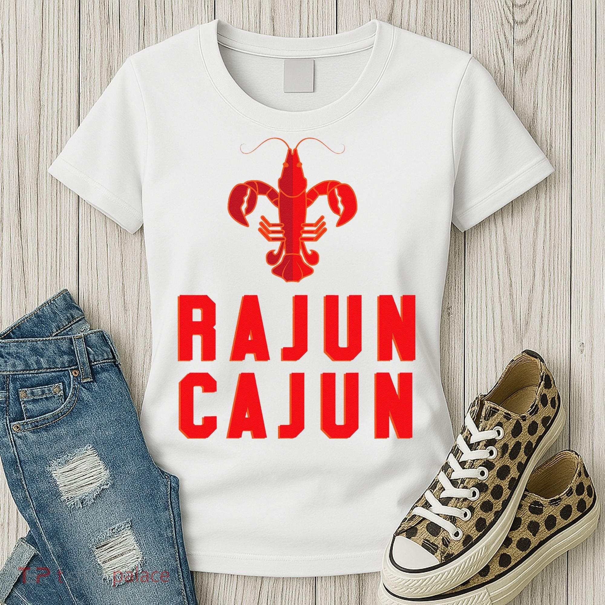 Rajun Cajun Red Hot Crawfish Boil Party Festival Women's T-Shirt
