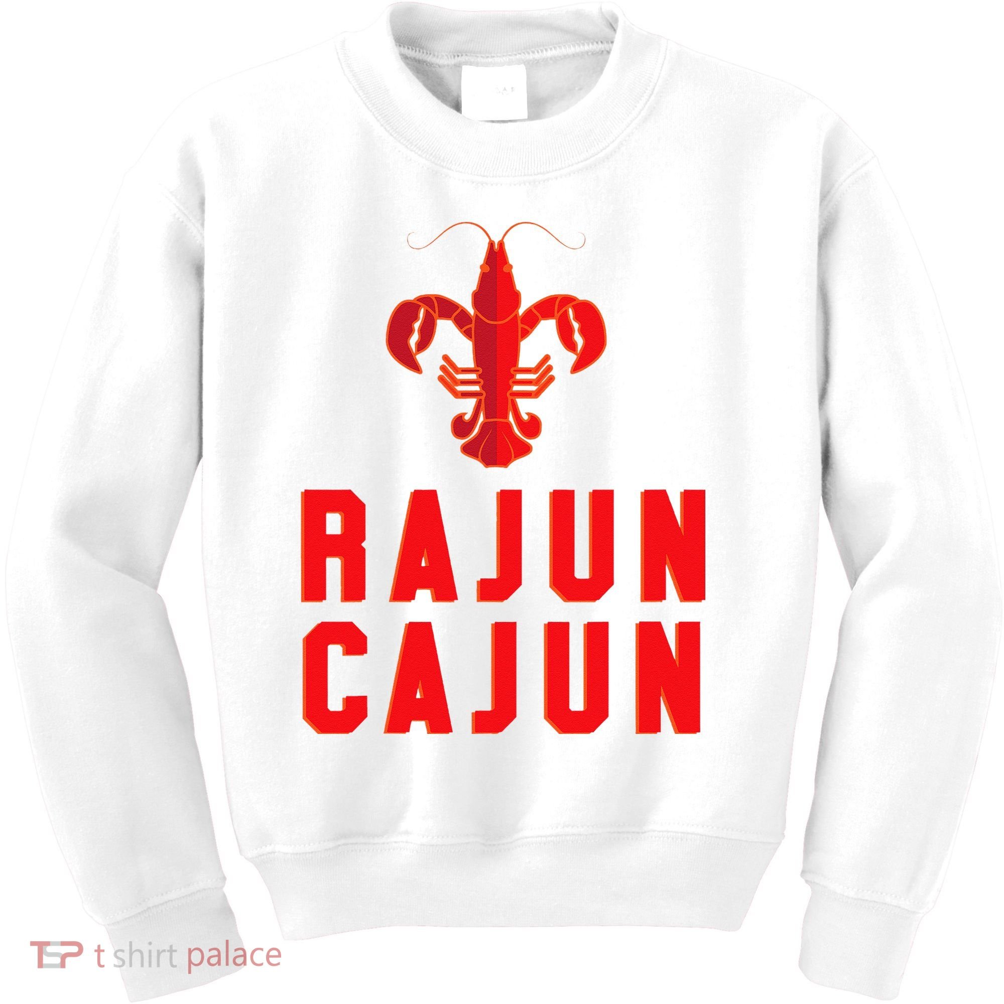 Rajun Cajun Red Hot Crawfish Boil Party Festival Kids Sweatshirt