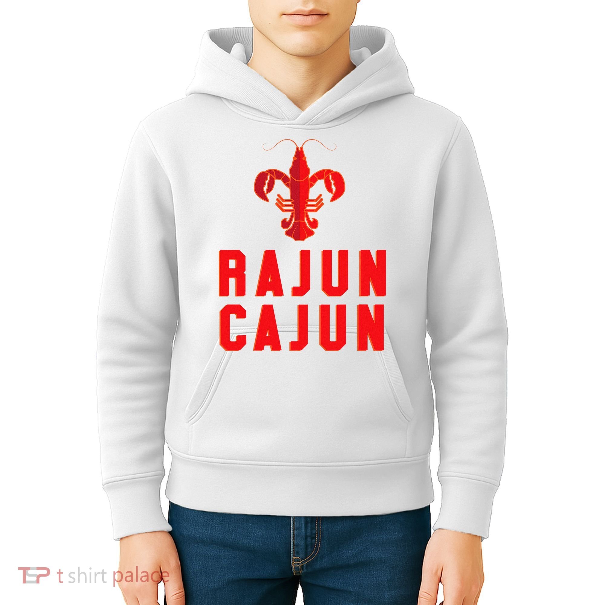 Rajun Cajun Red Hot Crawfish Boil Party Festival Kids Hoodie