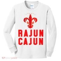 Rajun Cajun Red Hot Crawfish Boil Party Festival Kids Long Sleeve Shirt thumb 0