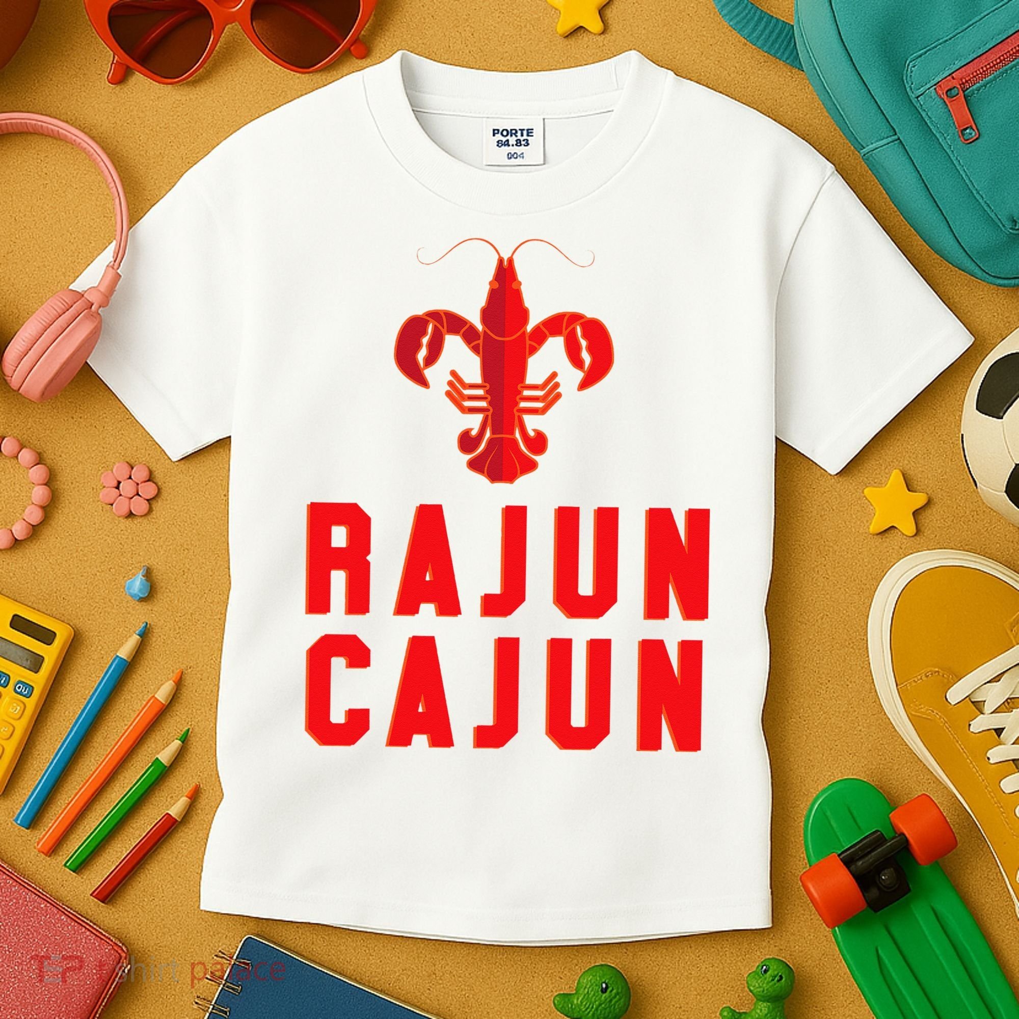 Rajun Cajun Red Hot Crawfish Boil Party Festival Kids T-Shirt