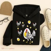 Roseanne Chicken Retro Chickens Hoodie thumb 4