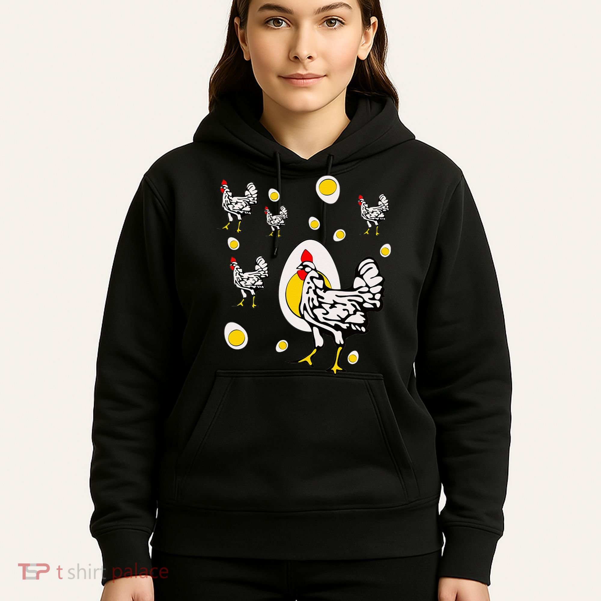 Roseanne Chicken Retro Chickens Hoodie