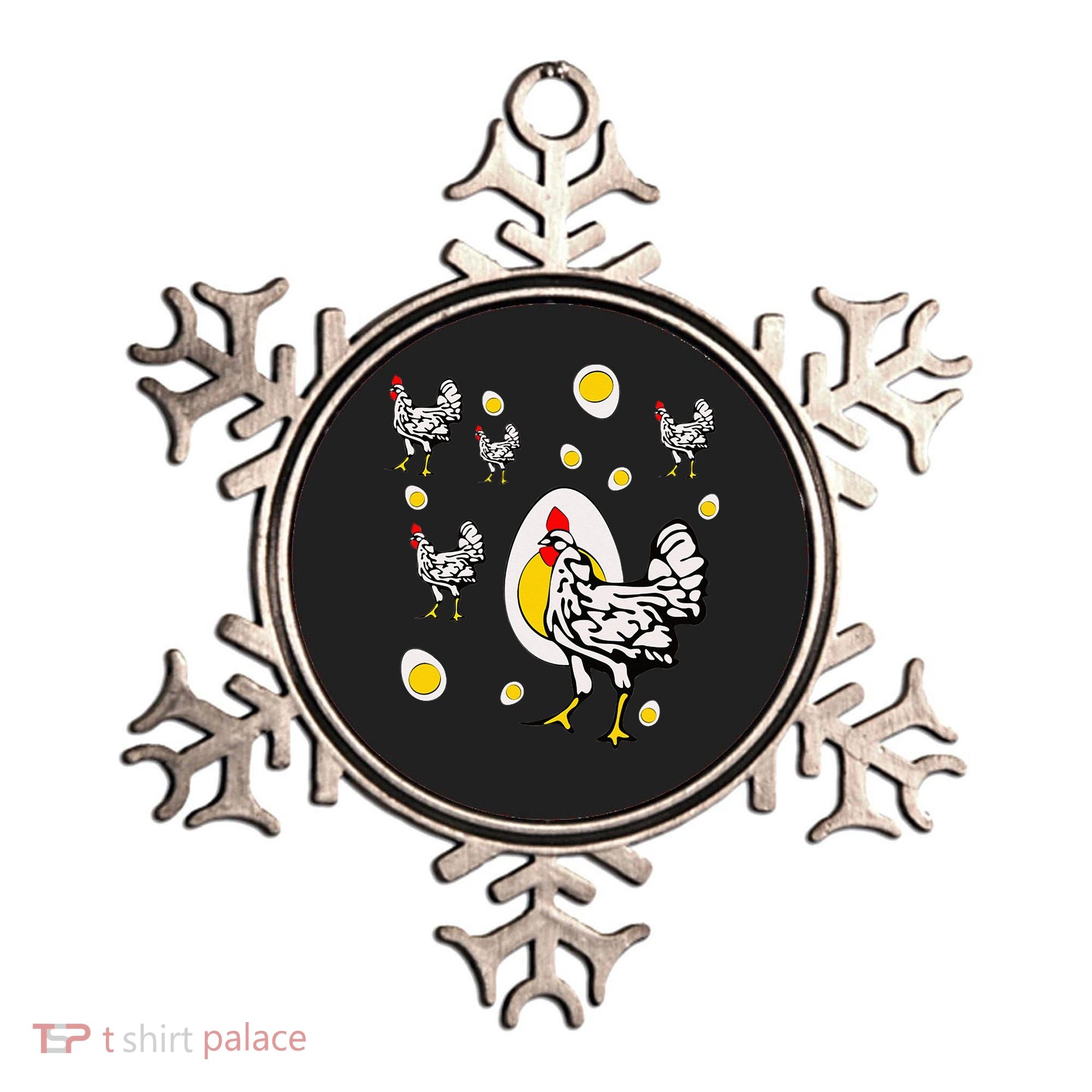 Roseanne Chicken Retro Chickens Ornament