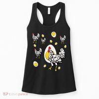 Roseanne Chicken Retro Chickens Women's Tank Top thumb 0