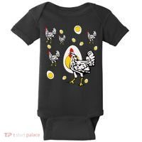 Roseanne Chicken Retro Chickens Baby Bodysuit thumb 0