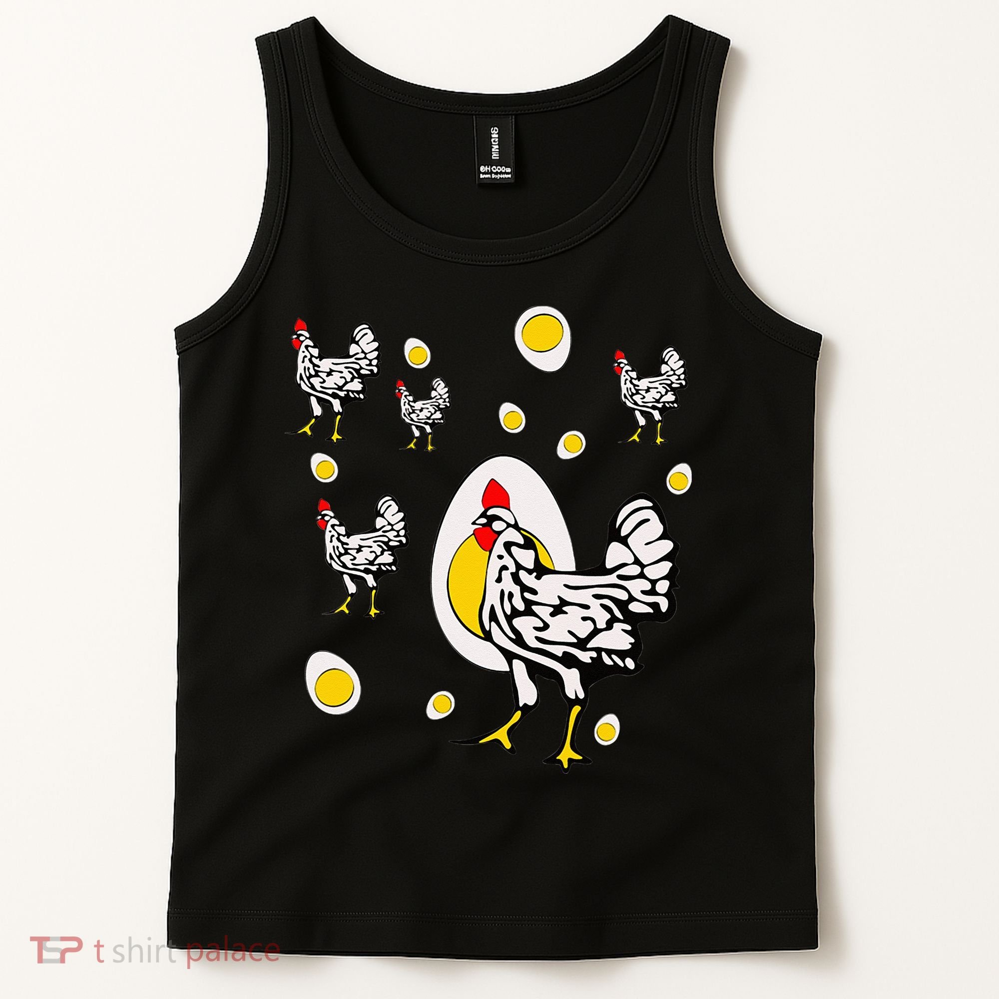 Roseanne Chicken Retro Chickens Tank Top