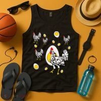 Roseanne Chicken Retro Chickens Tank Top thumb 4