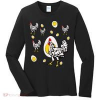 Roseanne Chicken Retro Chickens Women's Long Sleeve Shirt thumb 0