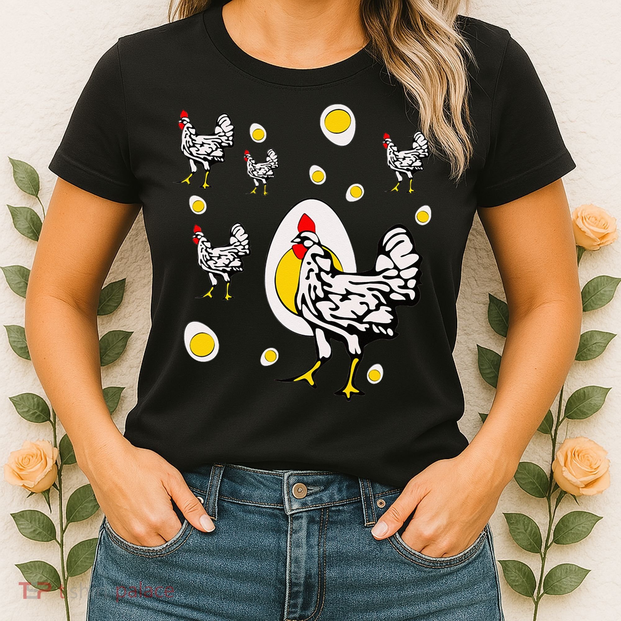 Roseanne Chicken Retro Chickens Women's T-Shirt