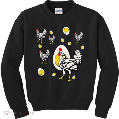 Roseanne Chicken Retro Chickens Kids Sweatshirt