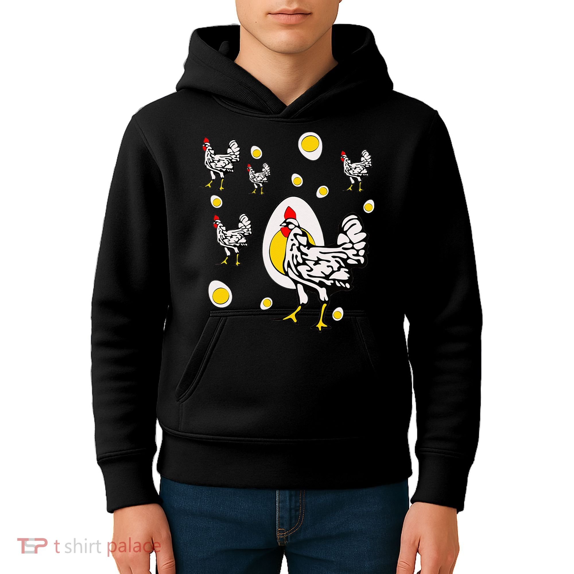 Roseanne Chicken Retro Chickens Kids Hoodie