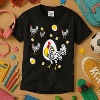 Roseanne Chicken Retro Chickens Kids T-Shirt thumb 3
