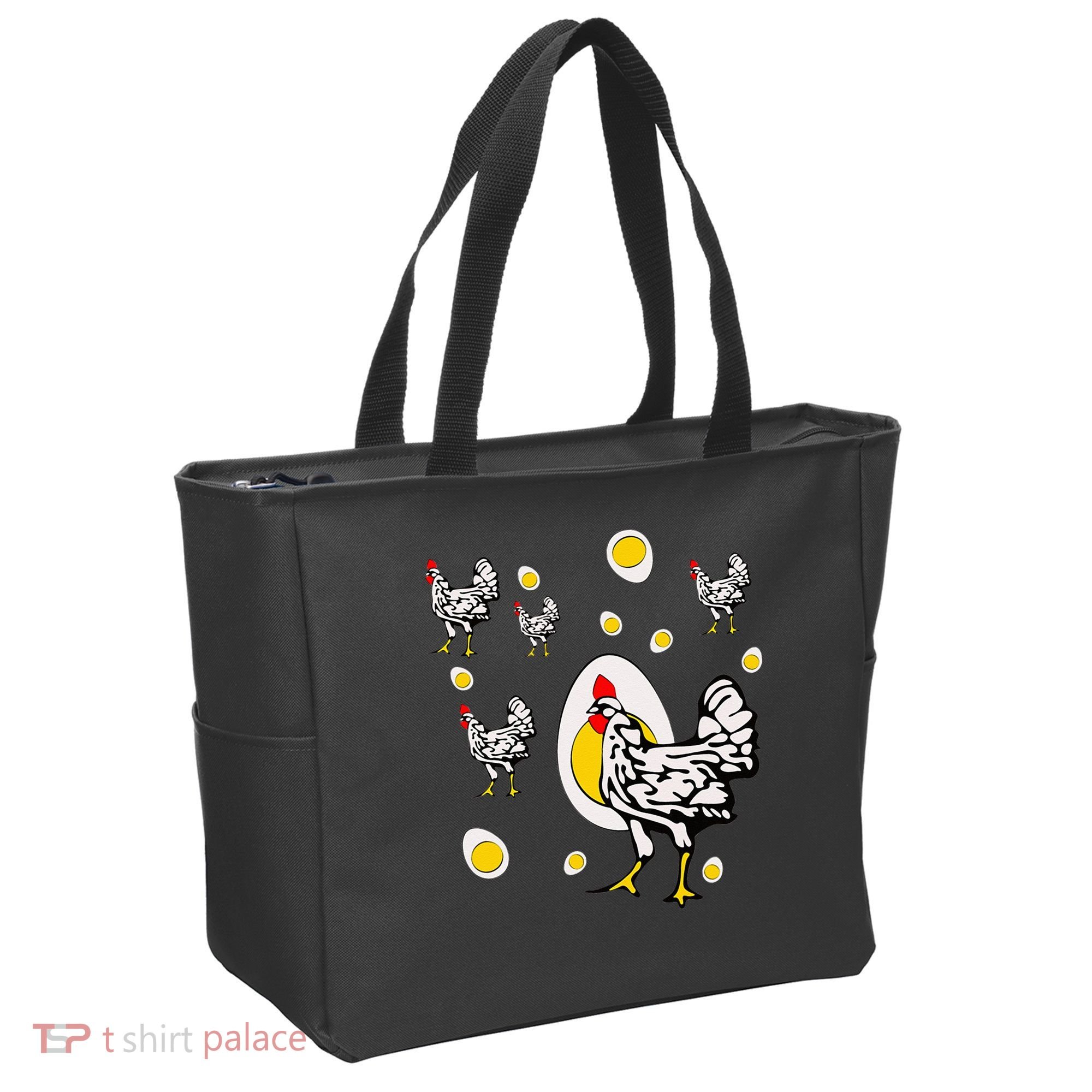 Roseanne Chicken Retro Chickens Tote Bag