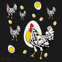 Roseanne Chicken Retro Chickens Tote Bag thumb 4