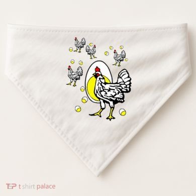 Roseanne Chicken USA-Made Doggie Bandana