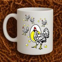 Roseanne Chicken Coffee Mug thumb 2