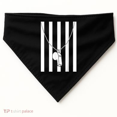 Referee Costume Ref Whistle Refereeing Linesman Umpire USA-Made Doggie Bandana