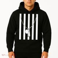 Referee Costume Ref Whistle Refereeing Linesman Umpire Hoodie thumb 2