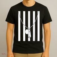 Referee Costume Ref Whistle Refereeing Linesman Umpire T-Shirt thumb 3
