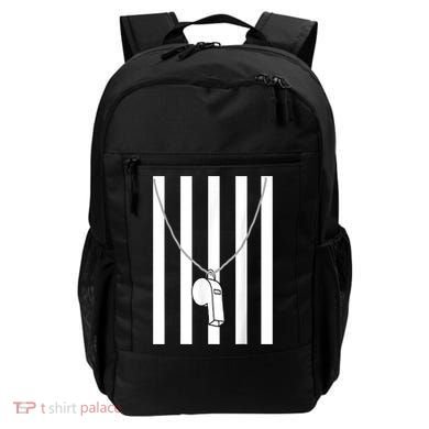 Referee Costume Ref Whistle Refereeing Linesman Umpire Backpack
