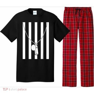 Referee Costume Ref Whistle Refereeing Linesman Umpire Pajama Set
