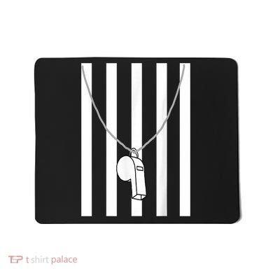 Referee Costume Ref Whistle Refereeing Linesman Umpire Mousepad