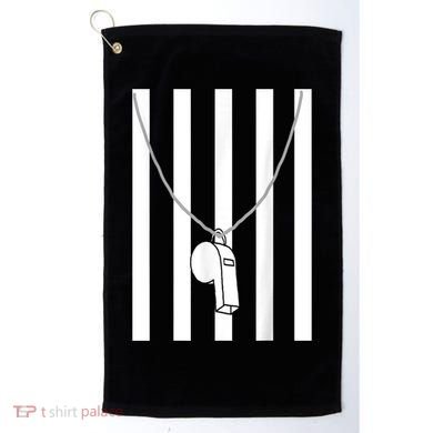 Referee Costume Ref Whistle Refereeing Linesman Umpire Golf Towel