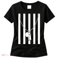 Referee Costume Ref Whistle Refereeing Linesman Umpire Women's T-Shirt thumb 0