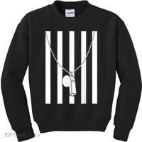 Referee Costume Ref Whistle Refereeing Linesman Umpire Kids Sweatshirt thumb 0