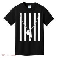 Referee Costume Ref Whistle Refereeing Linesman Umpire Kids T-Shirt thumb 0