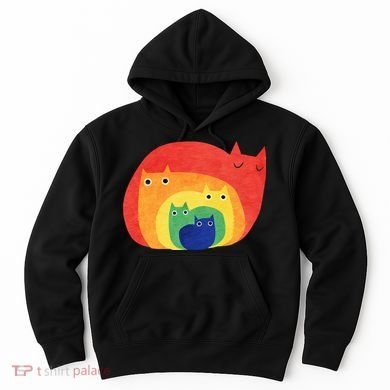 Rainbow Cats Hoodie