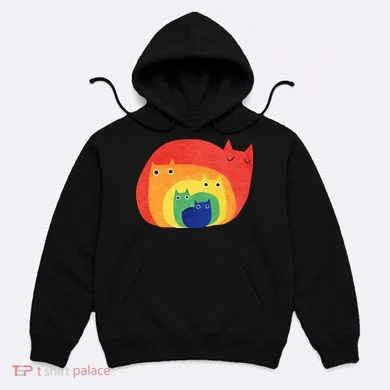 Rainbow Cats Hoodie