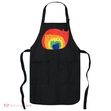Rainbow Cats Apron