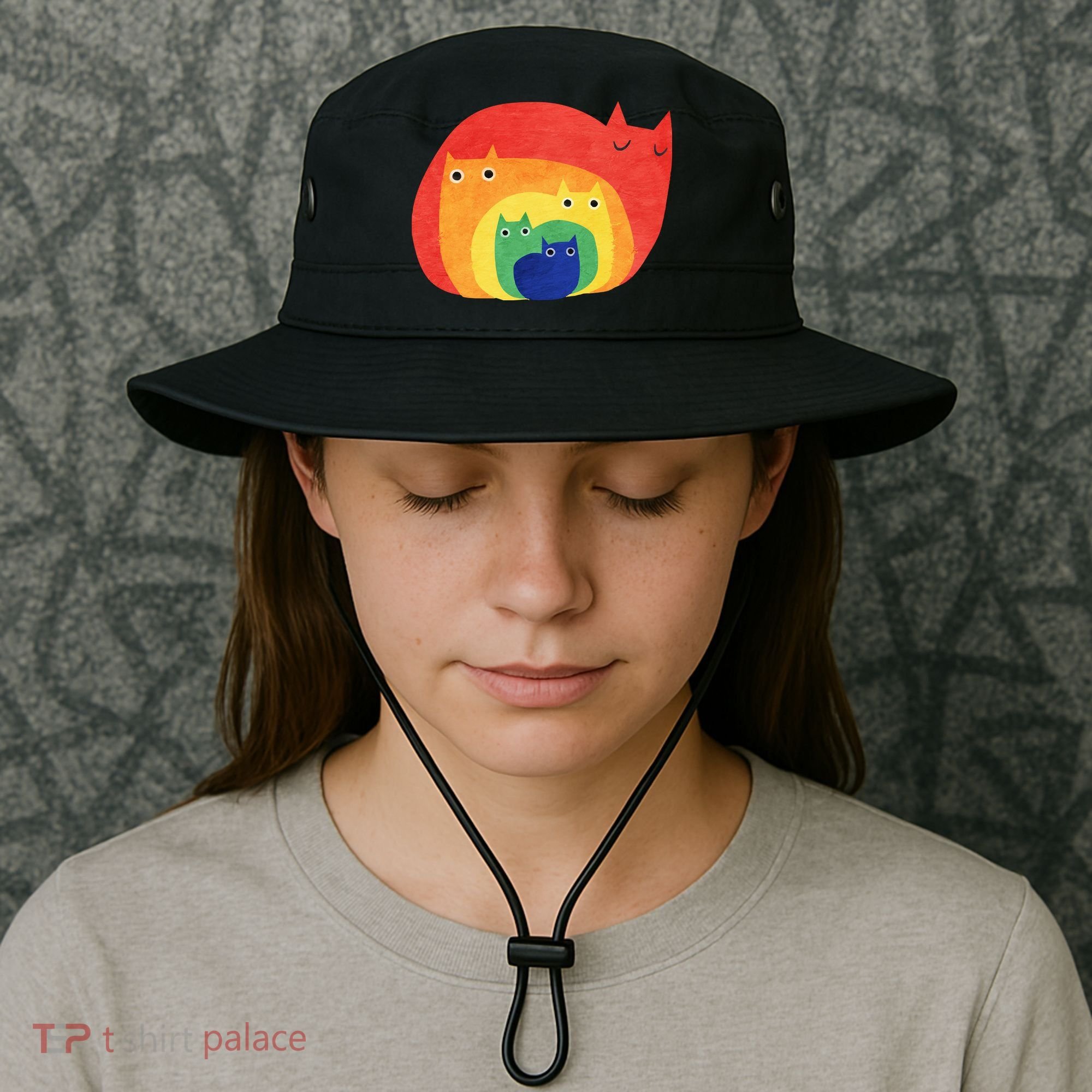 Rainbow Cats Bucket Hat