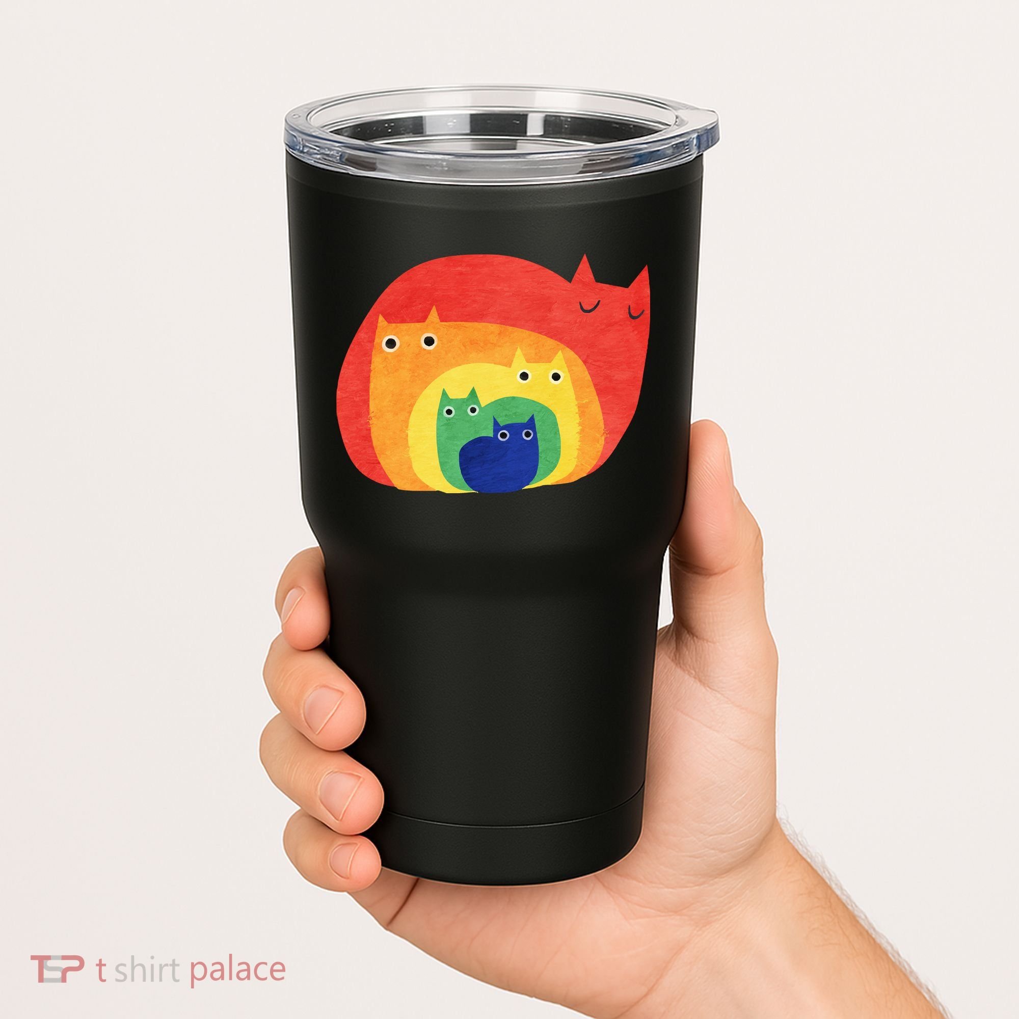 Rainbow Cats Tumbler