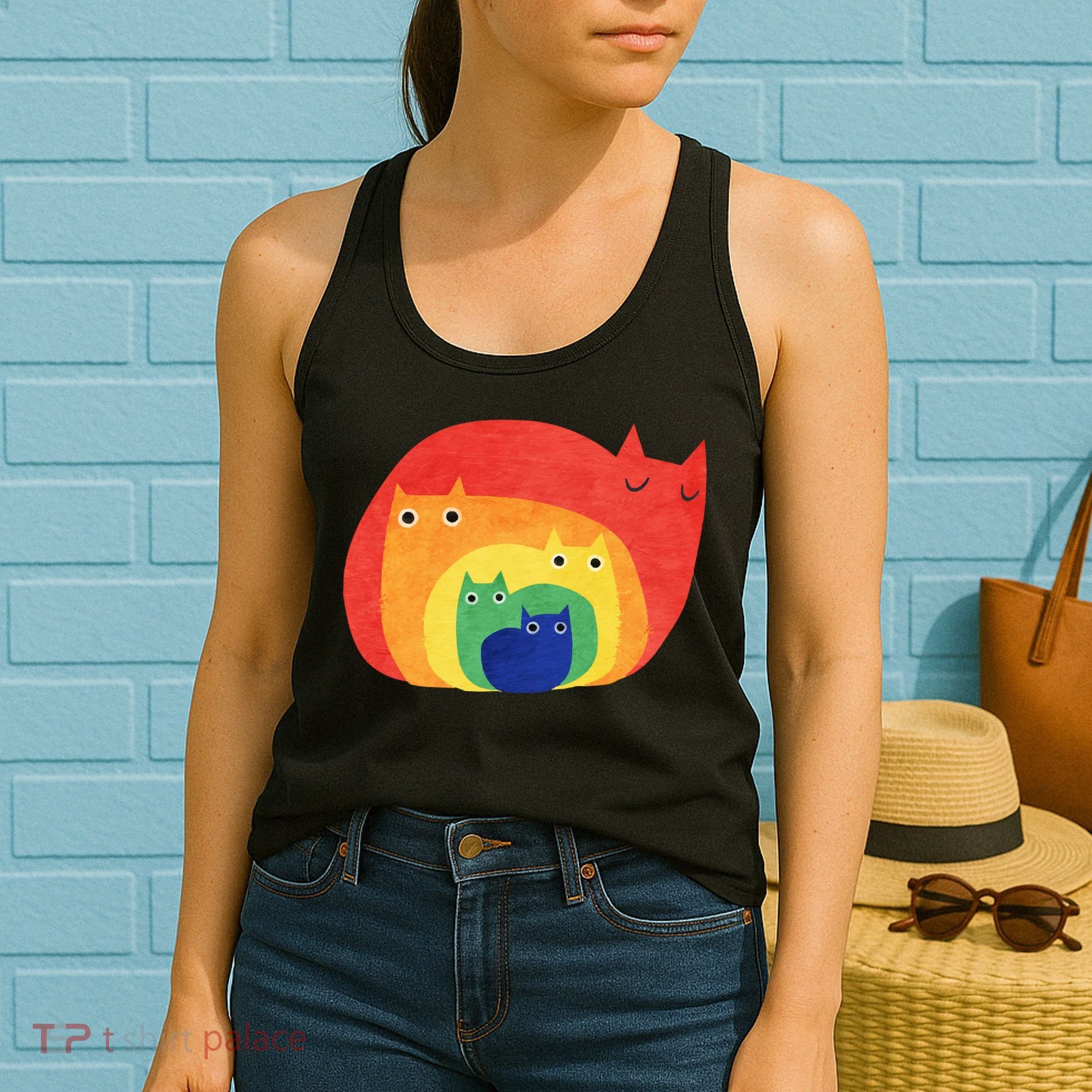 Rainbow Cats Women's Tank Top
