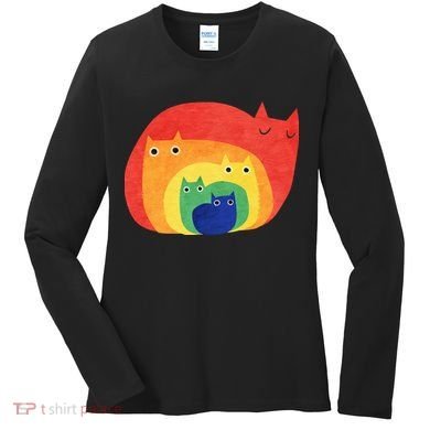 Rainbow Cats Women's Long Sleeve Shirt