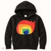 Rainbow Cats Kids Hoodie thumb 0