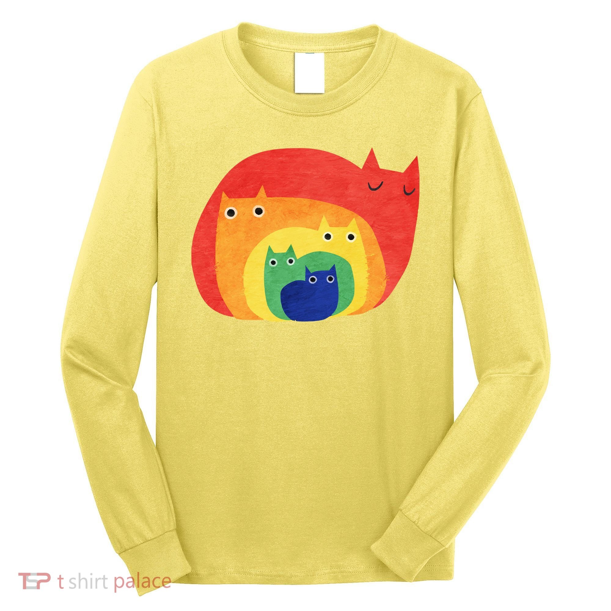 Rainbow Cats Long Sleeve Shirt