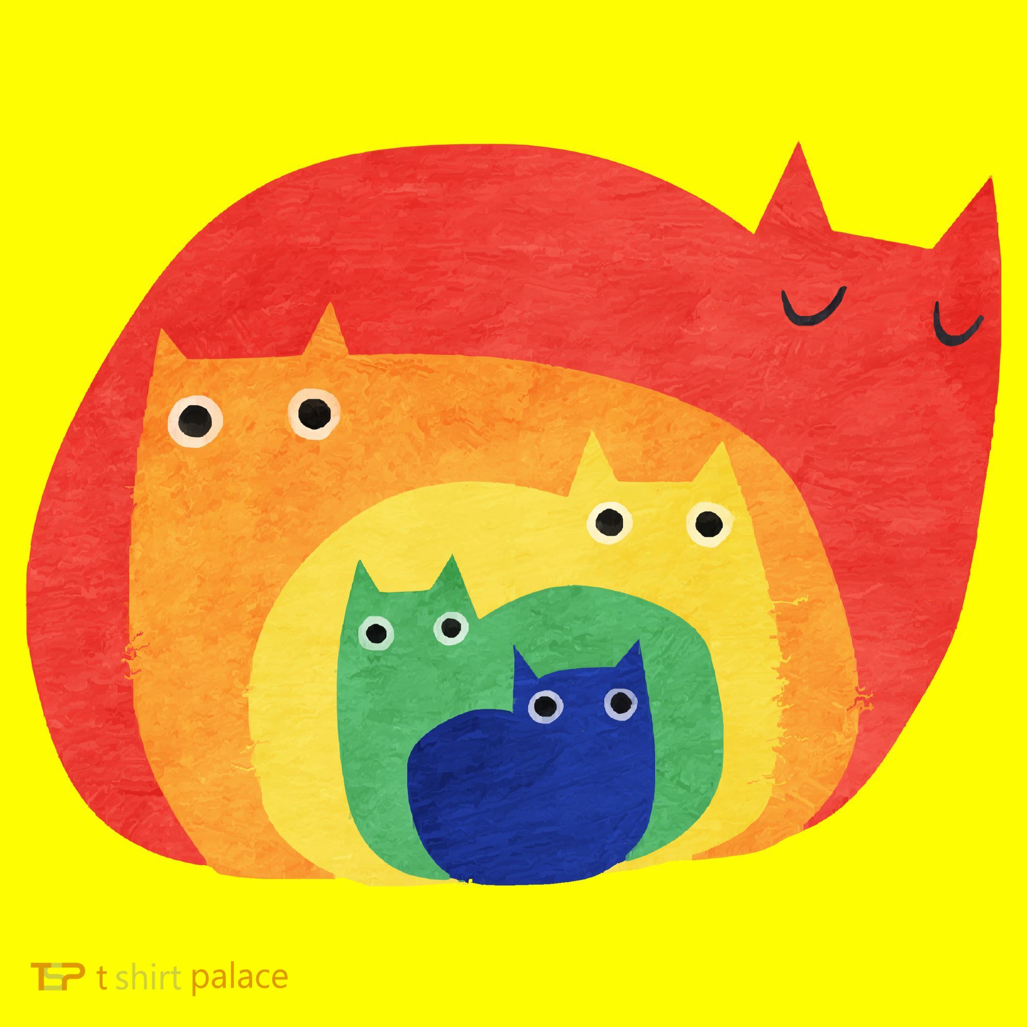 Rainbow Cats Polo