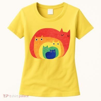 Rainbow Cats Women's T-Shirt