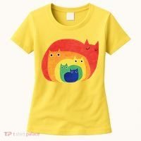 Rainbow Cats Women's T-Shirt thumb 0