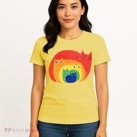 Rainbow Cats Women's T-Shirt thumb 4